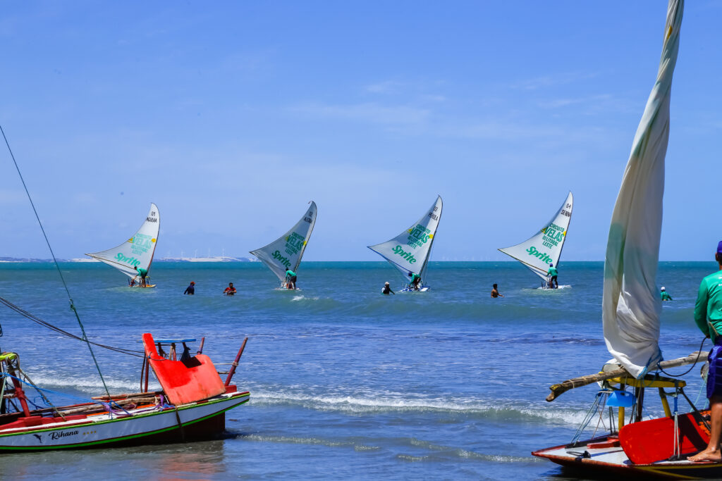 Circuito Velas do Litoral Leste - Praia de Majorlândia (Aracati/CE) - Dias 12 e 13 de julho com shows musicais, competições esportivas e regata de jangadas. (Foto: Flávio Oliveira)