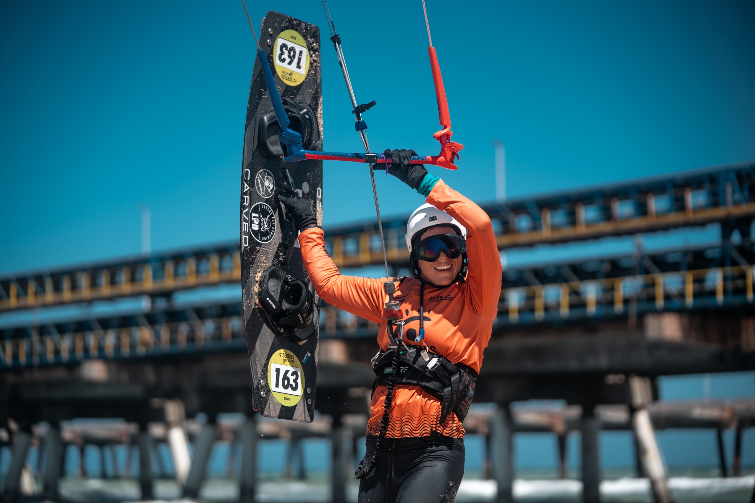 Atual campeã, Gabi Reynard foi mais uma vez a melhor na Pro Feminina (Pedro Malamam/Heusi Action/Sertões)