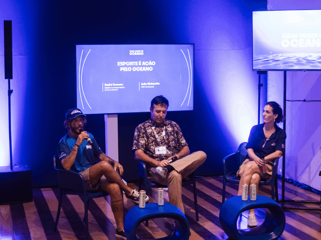 André Comaru durante participação de painel na COP 30 (Foto: Letícia Santos)
